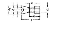 Klauke 650C4 Vorkkabelschoen 4 mm² 6 mm² Schachtdiameter=4.3 mm Deels geïsoleerd Geel 1 stuk(s) - thumbnail