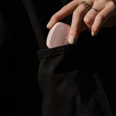 Sudio N2 Poederroze – open hoofdtelefoon, draadloos, Bluetooth, multipoint, geïntegreerde microfoon voor oproepen, 30 uur batterijduur met oplaadcase, IPX4 waterdicht, USB-C, zonder opladen