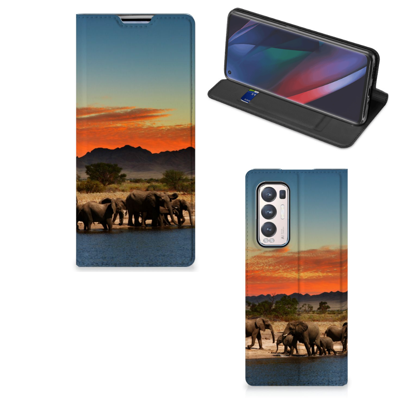 OPPO Find X3 Neo | Hoesje maken | Olifanten