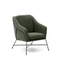 Kave Home Fauteuil 'Brida' kleur Donkergroen - thumbnail