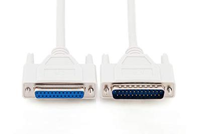 Digitus Aansluitkabel Serieel [1x D-sub stekker 25-polig - 1x D-sub bus 25-polig] 3.00 m Beige