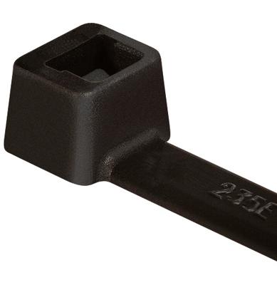 HellermannTyton 111-03260 T30R-W-BK-C1 Kabelbinder 150 mm 3.50 mm Zwart Weerbestendig 100 stuk(s)