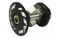 Massi Superlight Balhoofdkap 1-1/8" Composiet - Zwart - thumbnail