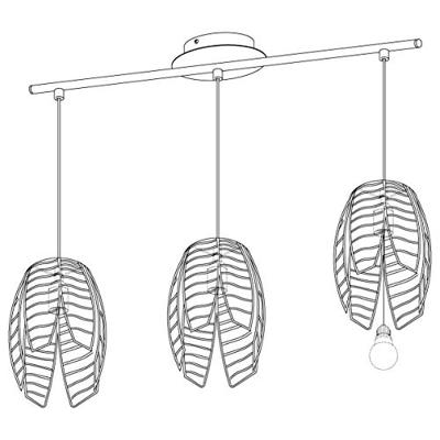 Eglo Landelijke eetkamer hanglampMongu 1 - 43295
