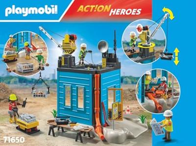 Playmobil® Action heroes 71650 PROMO bouwplaats - thumbnail