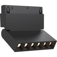 48V Magnetische Lineaire LED Bar - Brinton Magni - 6W 440lm 24D - Aanpasbare Lichtkleur CCT - Kantelbaar - Zwart - thumbnail