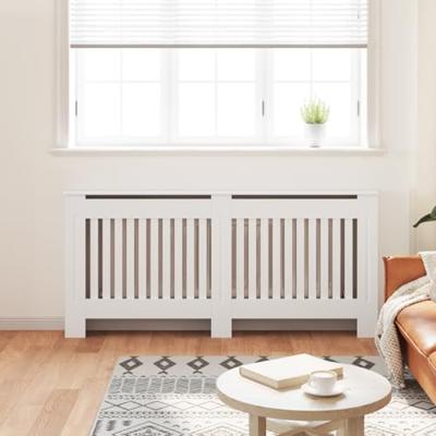Radiatorombouw wit MDF 172 cm - thumbnail