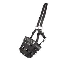 Pagony Reflective graasmasker zwart maat:cob - thumbnail