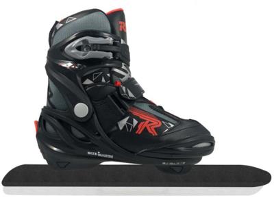 Roces - v-ice 4.0 - noren - schaatsen - zwart rood - snelle langebaan noren & verstelbare pasvorm - maat eu 36-40