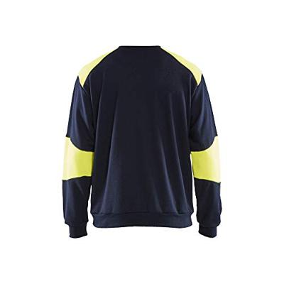 Blåkläder FR Sweatshirt 34581760 | Marine/High-Vis Geel | Maat 4XL - 7330509664018 Blåkläder FR Sweatshirt 34581760 | Marine/High-Vis Geel | Maat 4XL - 7330509664018