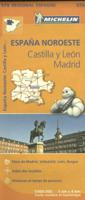 Michelin Wegenkaart 575 Spanje Noordwest - Castilla y León, Madrid (Paperback) - thumbnail
