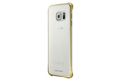 Galaxy S6 Edge Clear Cover goud EF-QG925BFEGWW Galaxy S6 Edge Clear Cover goud EF-QG925BFEGWW