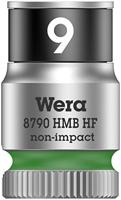 Wera 8790 HMB HF Zyklop Hand- en Machinedop, met 3/8"-aandrijving met vasthoudfunctie, 9.0 x 29.0 mm - 1 stuk(s) - 05003743001 - thumbnail