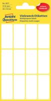 Etiket Avery Zweckform 3077 38x18mm wit 72 etiketten - thumbnail