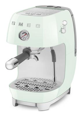 SMEG ECF03PGEU 50's Style Handmatige Espressomachine - Watergroen