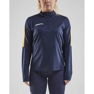 Craft 1905625 Progress Halfzip Tee LS W - Navy/Yellow - M Craft 1905625 Progress Halfzip Tee LS W - Navy/Yellow - M