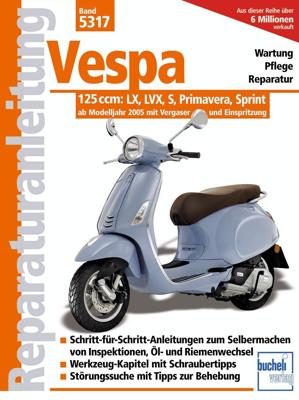 Bucheli-verlag reparatie-instructies book repair instructions vespa 125lx/lvx/s