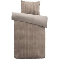 Dekbedovertrek Nils - zand - 140x220 cm - Leen Bakker - thumbnail