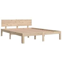 Bedframe massief hout 150x200 cm 5FT King Size - thumbnail