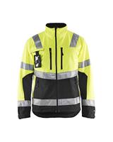 Blåkläder Softshell jack High-Vis 49002517 | High Vis Geel/Zwart | Maat XXL - 7330509445976 - thumbnail