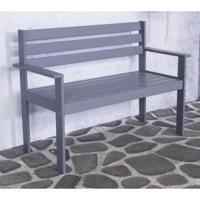 SenS-Line 2-zits Houten tuinbank Semmy 120 cm - grijs - thumbnail