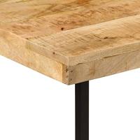 Bureau 165x110x77 cm massief mangohout en ijzer - thumbnail