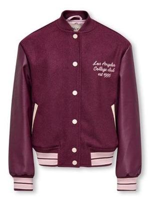 Kids ONLY winter bomberjack meisjes - paars - KogWestcoat