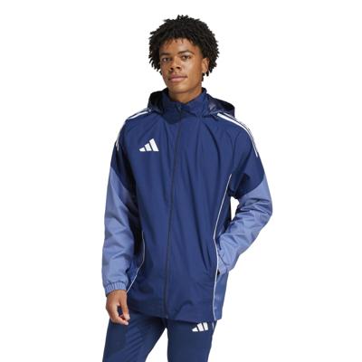 adidas Tiro 25 Competition Allweather Jack Donkerblauw Lichtblauw adidas Tiro 25 Competition Allweather Jack Donkerblauw Lichtblauw