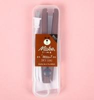 Mini professionele haar gereedschap glad gegolfd reizen rechttrekken strijkijzers (koffie Bear) - thumbnail