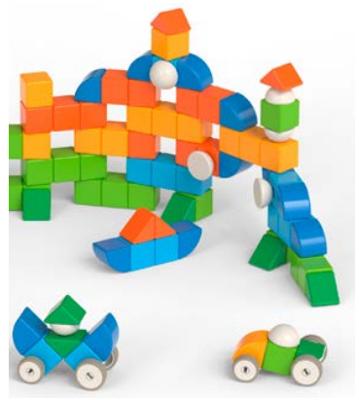 Geomag magnetische tegels edelstenen voertuigen set 24-delig