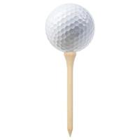 1000 st Golftees 83 mm bamboe - thumbnail