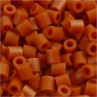 NABBI Strijkkralen, afm 5x5 mm, gatgrootte 2,5 mm, medium, rood bruin (32254), 1100 stuk/ 1 doos - thumbnail