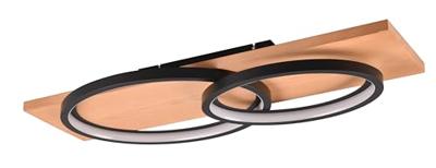 Trio Zwarte plafondlampBarca design - 641110232