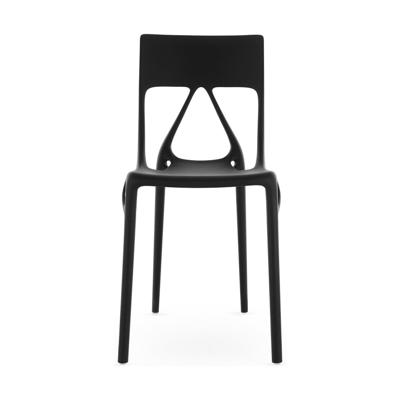 Kartell A.I. Lite eetkamerstoel Zwart Kartell A.I. Lite eetkamerstoel Zwart