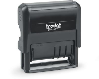 Trodat tekststempel met datum Printy 4817, Frans