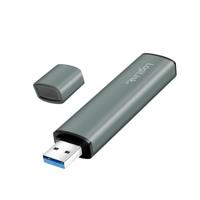 LogiLink UA0394 USB 3.2 Gen 2-hub Met aluminium behuizing, Met ingebouwde SD-kaartlezer, Met status-LEDs Space grijs - thumbnail