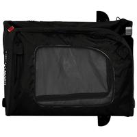 VidaXL Hondenfietstrailer oxford stof en ijzer zwart - thumbnail