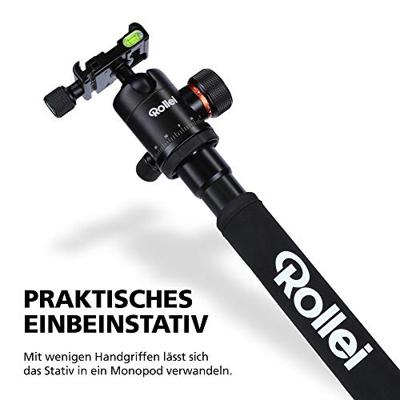 Rollei C5i aluminium statief zwart