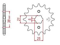 ESJOT Sprocket 520 13z standard - thumbnail