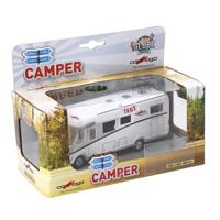 Kids Globe Traffic Pull-Back Carthago Camper met Licht - thumbnail