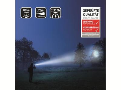 Ansmann T50F Zaklamp werkt op batterijen LED 60 lm 2.5 h 60 g