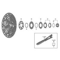 Shimano Sprocket Spacer for CS-M7100/M8100 - thumbnail