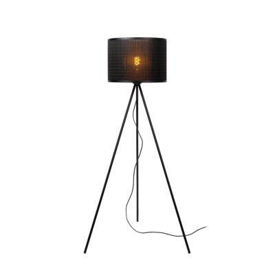 Lucide TAGALOG - Vloerlamp - Ø 55 cm - 1xE27 - Zwart