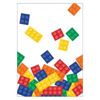 Haza Witbaard bouwblokjes uitdeelzakjes, 8st. - thumbnail