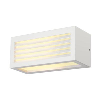 SLV BOX-L 232491 Buitenlamp (wand) E27 Wit