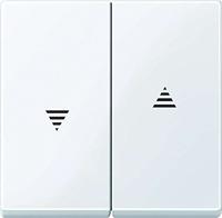 Merten 432425 Wisselschakelaar Afdekking System M Wit 1 stuk(s) - thumbnail