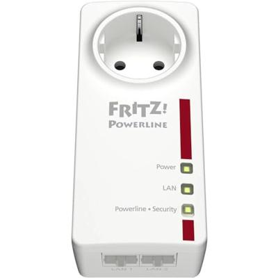 FRITZ! FRITZ!Powerline 1220 Powerline enkele adapter 20002736 1200 MBit/s FRITZ! FRITZ!Powerline 1220 Powerline enkele adapter 20002736 1200 MBit/s
