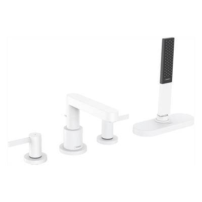 Badrandmengkraan Finoris HansGrohe 4-Gats Met SBox Mat Wit