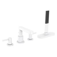 Badrandmengkraan Finoris HansGrohe 4-Gats Met SBox Mat Wit - thumbnail