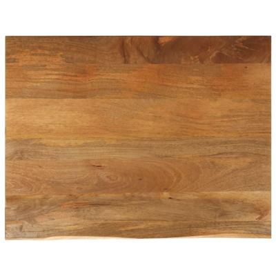 Tafelblad met natuurlijke rand 100x80x2,5 cm massief mangohout